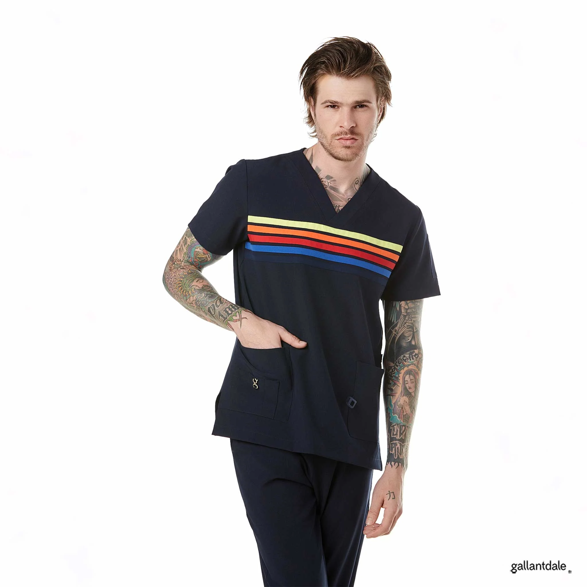 Pijama Quirúrgica de Hombre Amalfi - Image 3