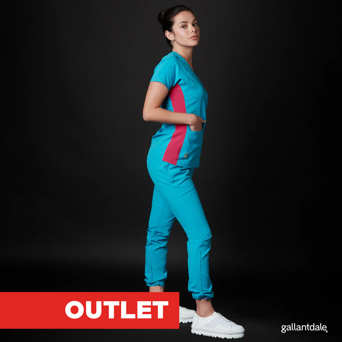 Pijama Quirúrgica de Mujer Nadine Antibacterial - Image 6