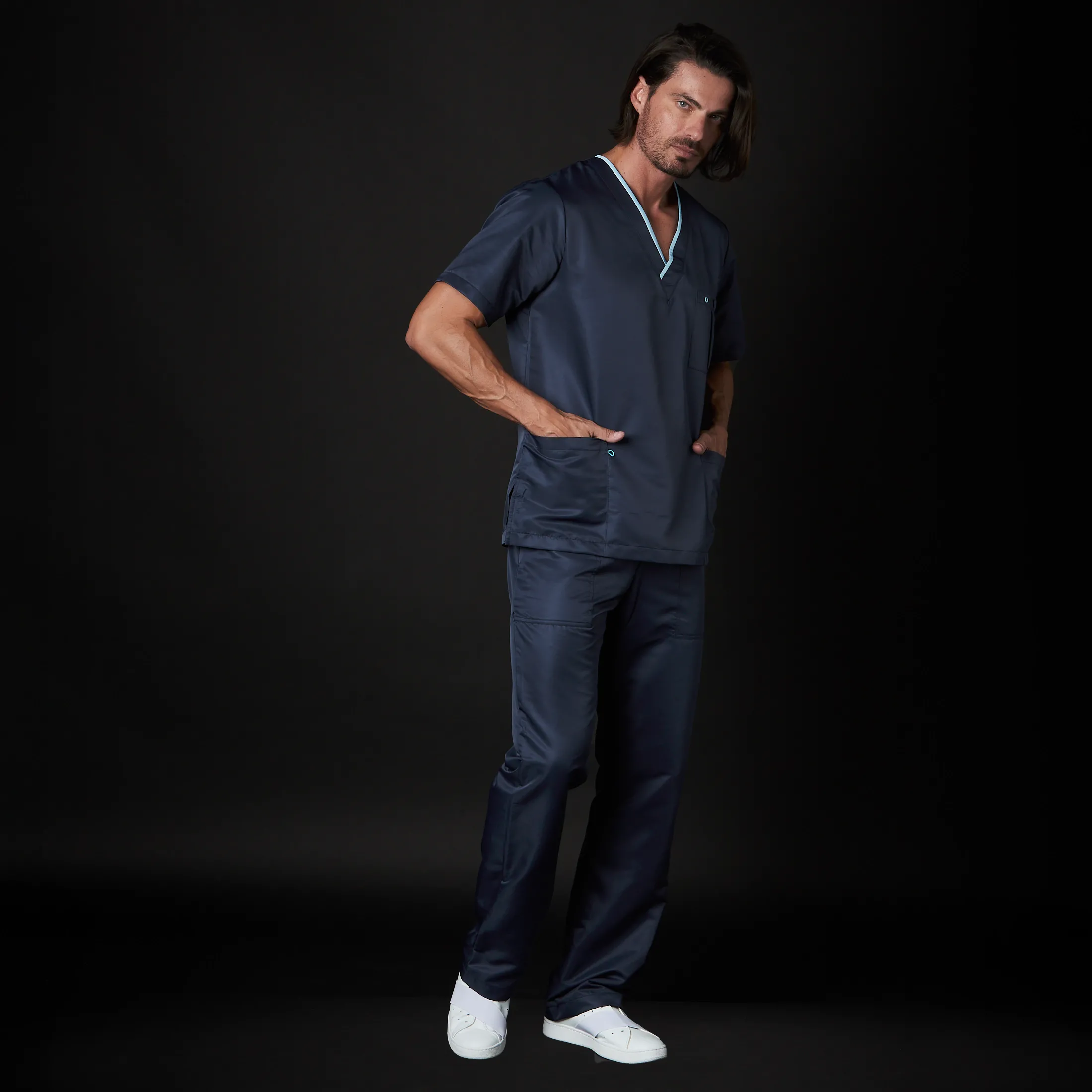 Pijama Quirúrgica de Hombre Dr House Antibacterial - Image 14